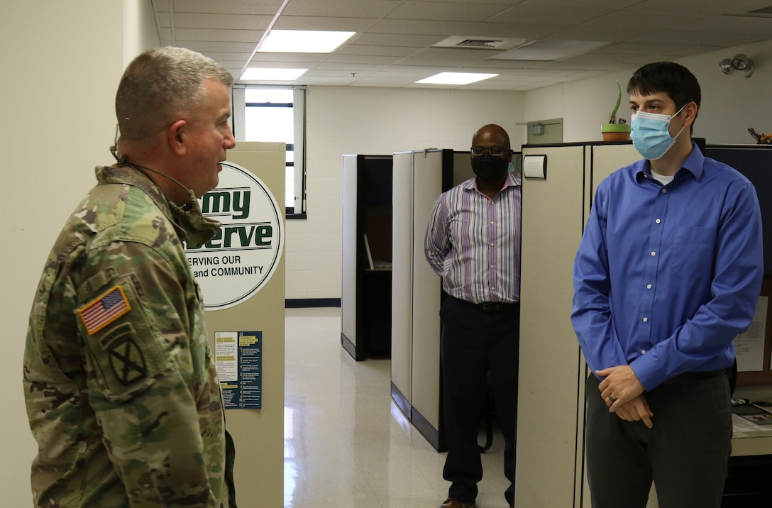 88th Readiness Division CG at  Lanny J. Wallace Reserve Center's Reserve Personnel Action Center