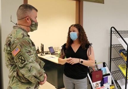 88th Readiness Division CG at  Lanny J. Wallace Reserve Center's Reserve Personnel Action Center