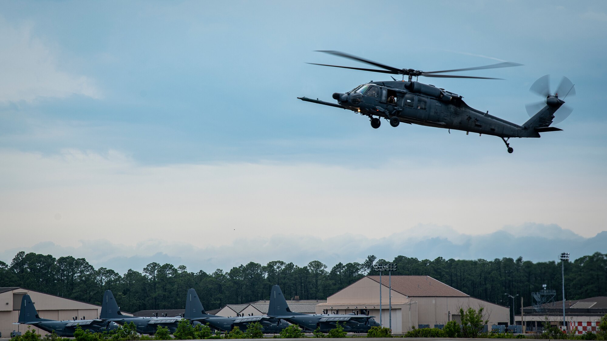 MH-60G Pave Hawk helicopter at t Hurlburt Field, Florida