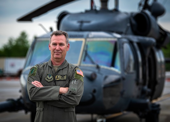 MH-60G Pave Hawk helicopter at t Hurlburt Field, Florida