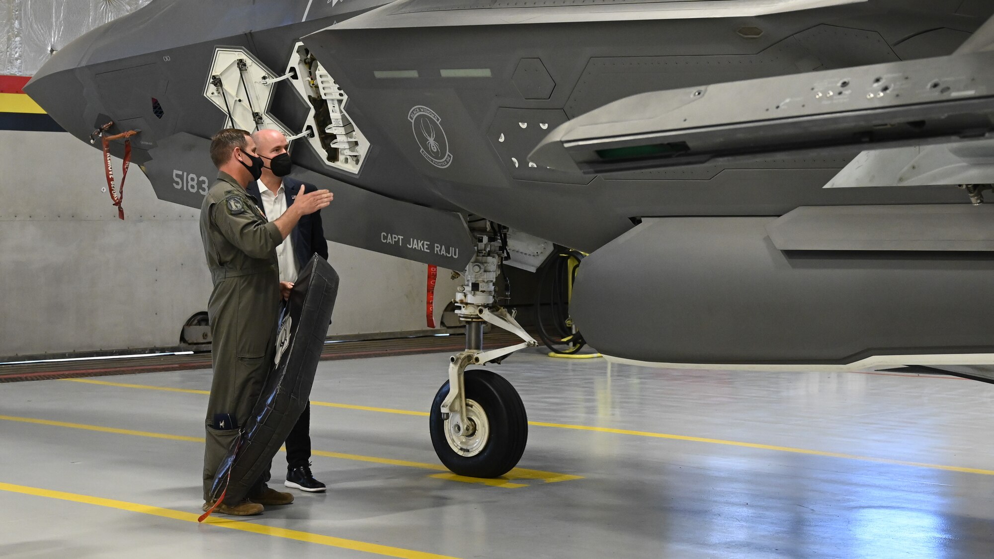 Utah Gov. Spencer Cox tours Hill Air Force Base, Utah, May 5, 2021. The tour provided the governor an overview of missions performed at Hill.