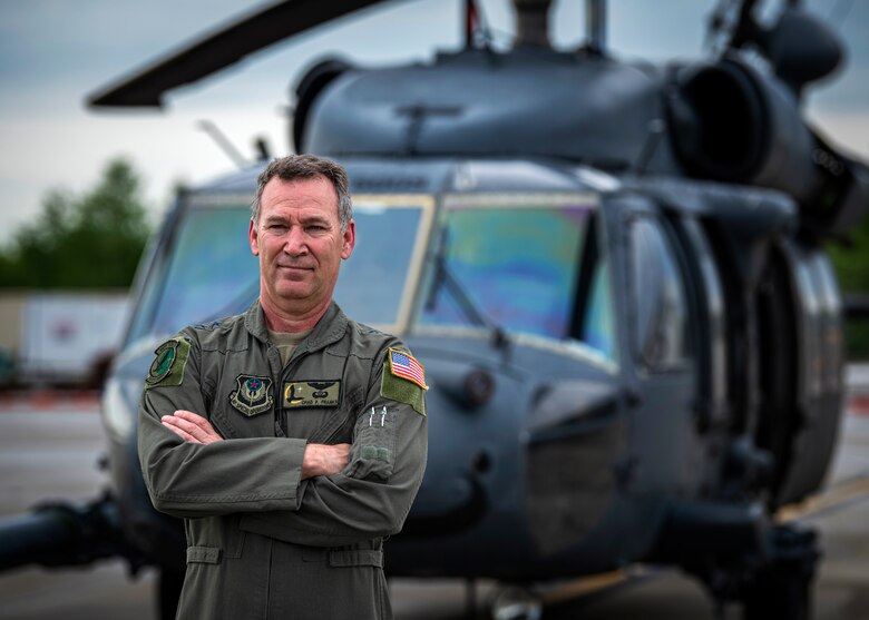 MH-60G Pave Hawk helicopter at t Hurlburt Field, Florida