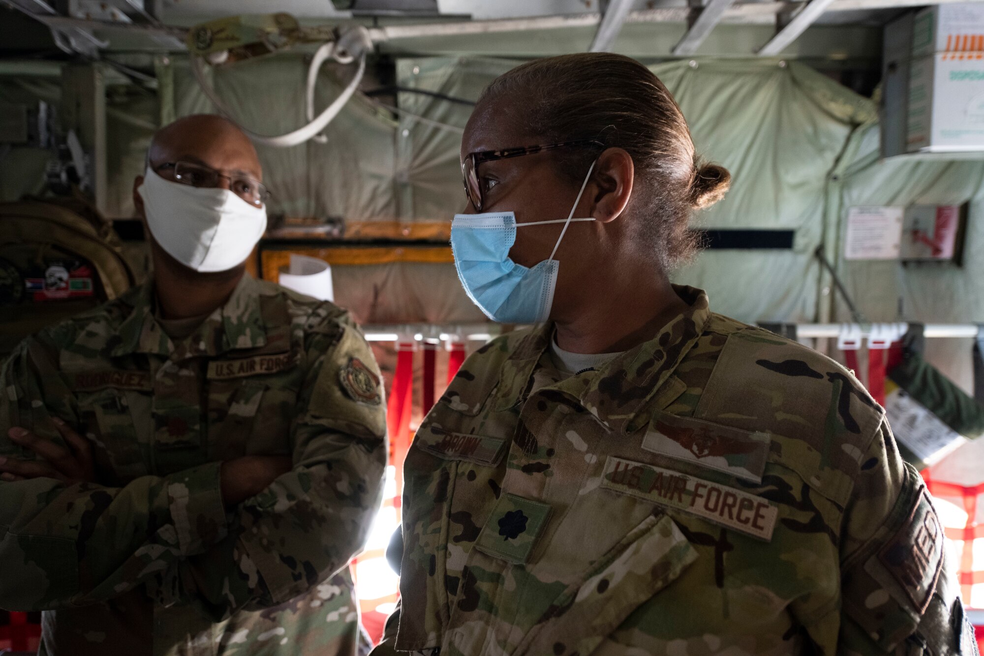 Photos of an NPCL being offloaded a C-130 at Travis AFB