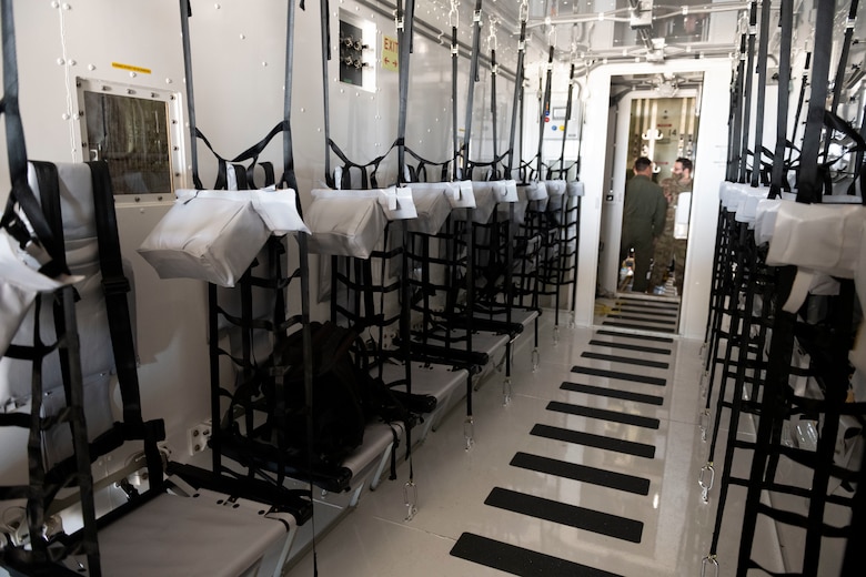 Photos of an NPCL being offloaded a C-130 at Travis AFB