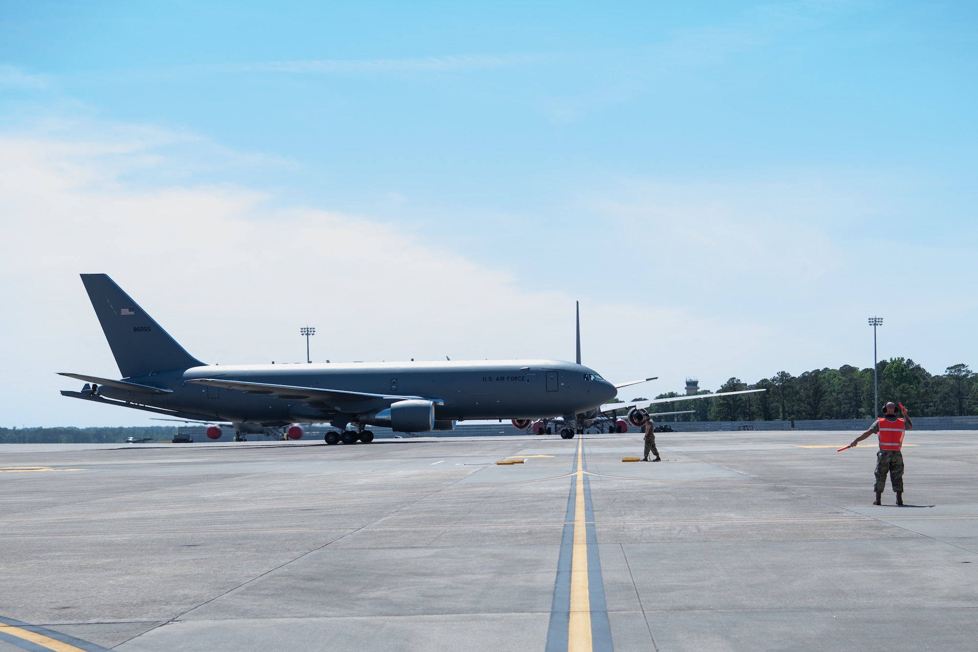 Tail 86-055 is the sixth of twelve aircraft slated for the wing.