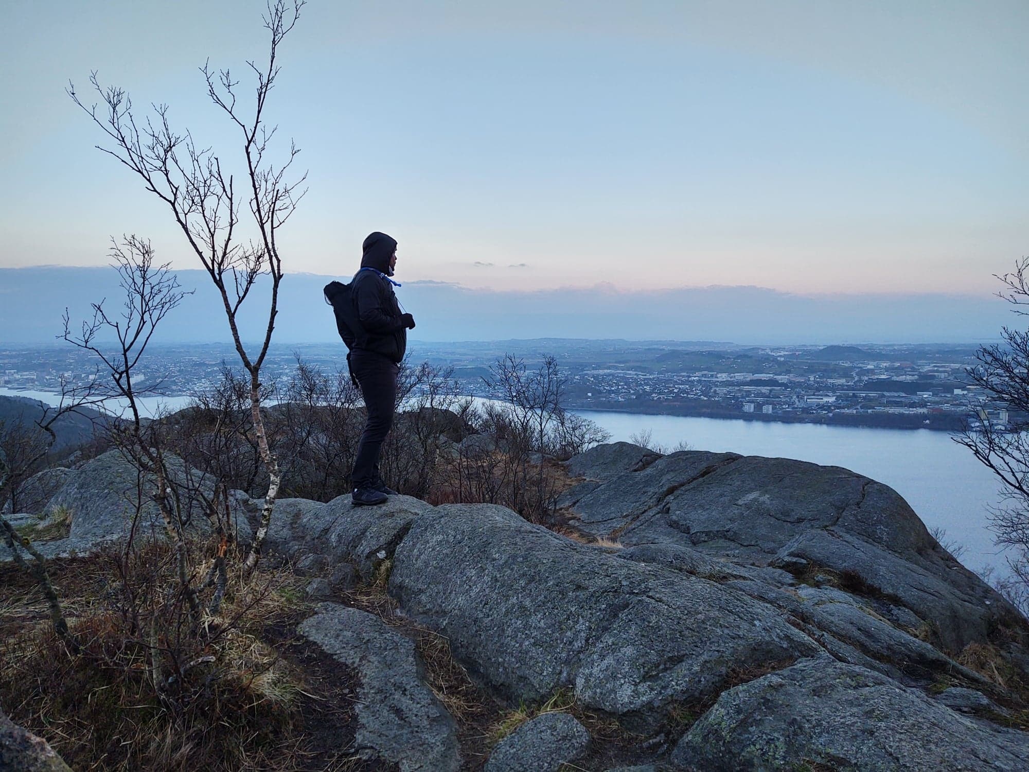 U.S. Air Force Tech. Sgt. Leon Charles at Dahlsnuten (6K Sunrise Hike) (Courtesy photo)