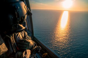 Over the blue waters of the Black Sea: 12th CAB qualifies crews for maritime operations