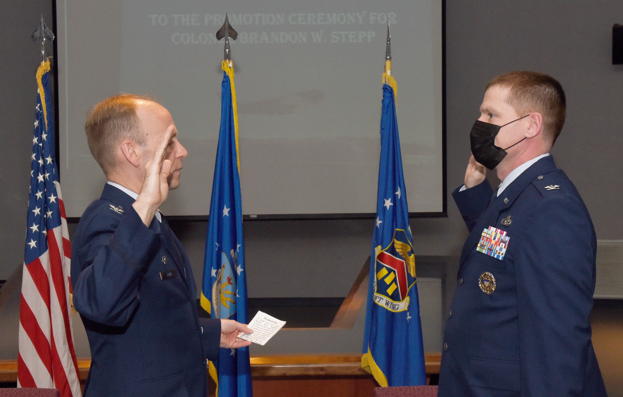 439th MSG commander pins on colonel > Westover Air Reserve Base > Article  Display