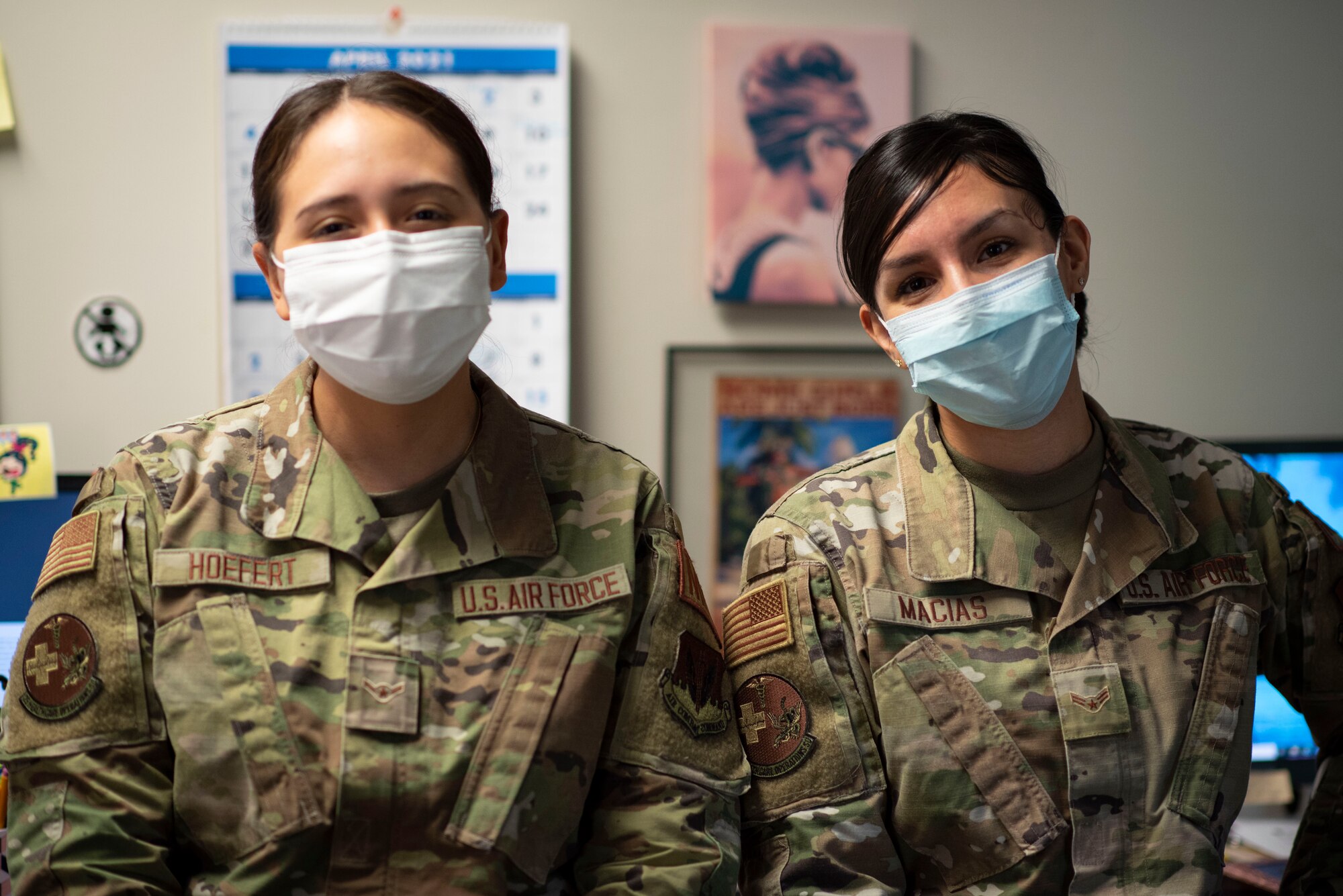 A photo of Airmen posing for a photo.