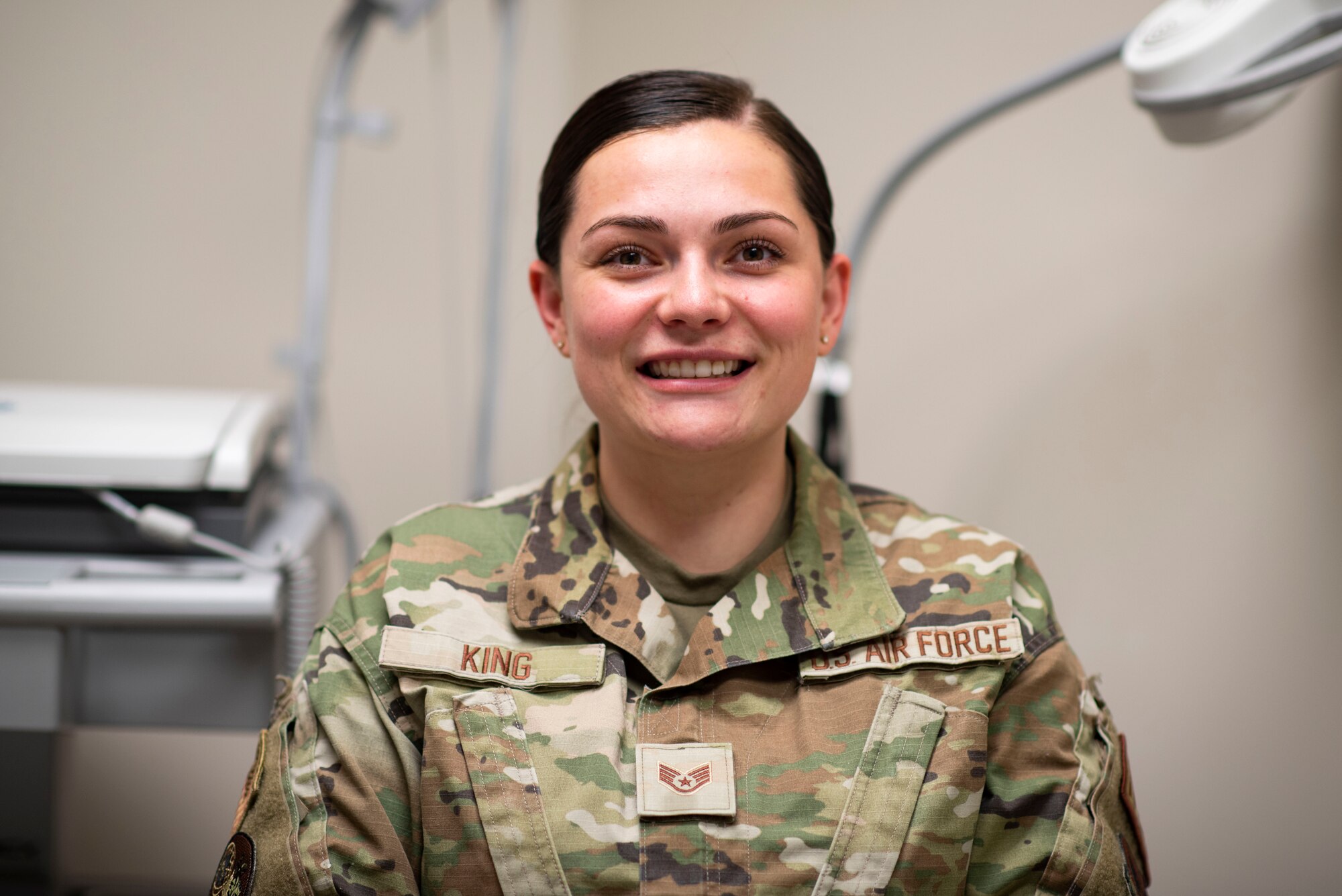 A photo of an Airman posing for a photo.