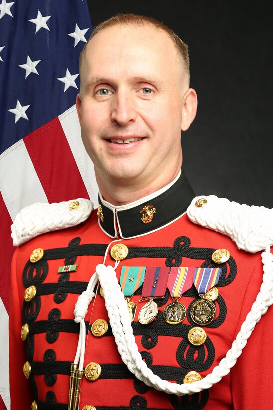 Gunnery Sergeant Brian Rust, "The President's Own" United States Marine Band Graphic Designer, Official Portrait