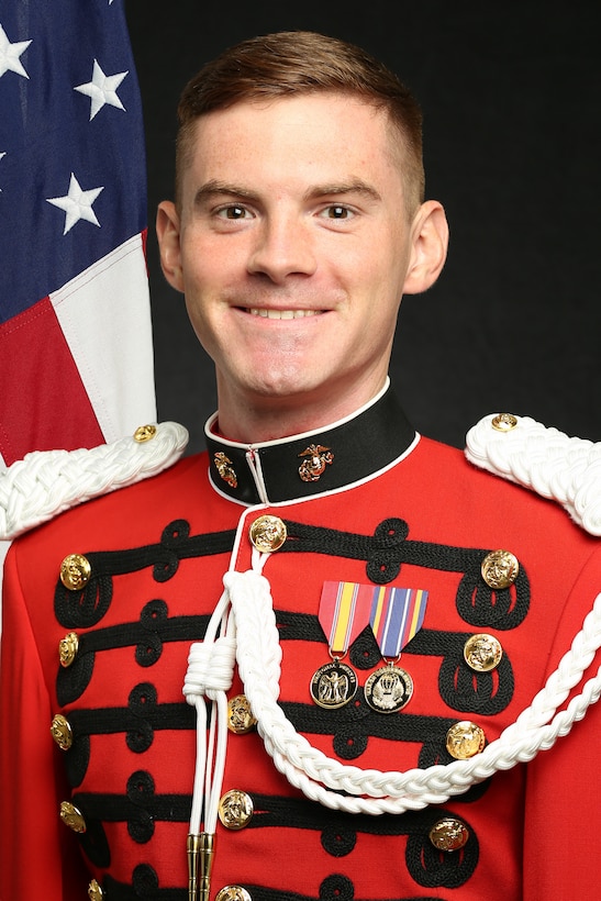 Staff Sergeant Chase Baran, "The President's Own" United States Marine Band Communication Strategist, Official Portrait