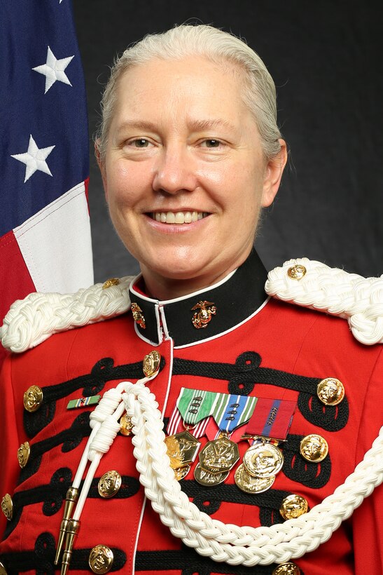 Master Sergeant Kira Wharton, "The President's Own" United States Marine Band Chief Librarian, Official Portrait