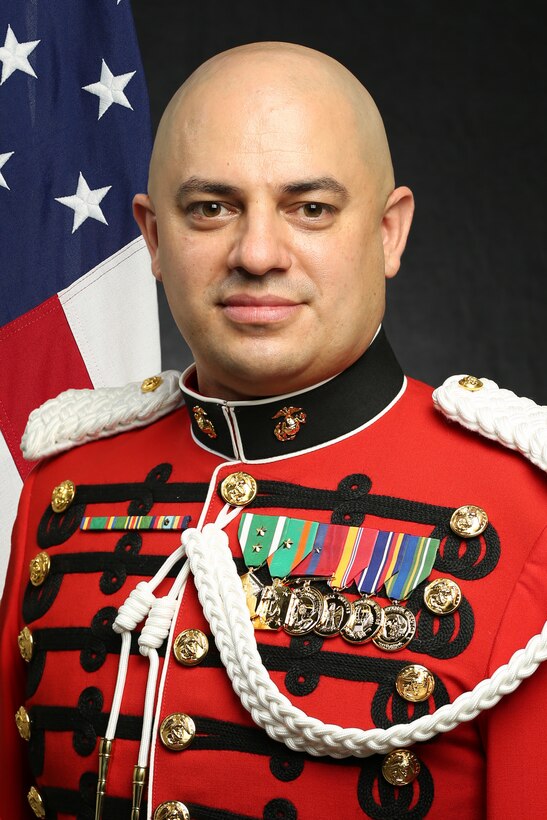 Gunnery Sergeant Jeffrey Higgs, "The President's Own" United States Marine Band Chief Recording Engineer, Official Portrait