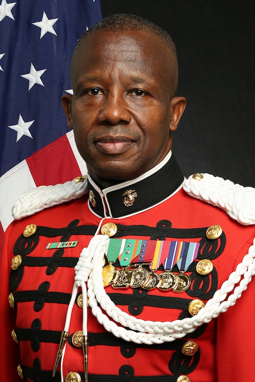 Master Gunnery Sergeant Charles Terry, Jr., "The President's Own" United States Marine Band Chief Stage Manager, Official Portrait
