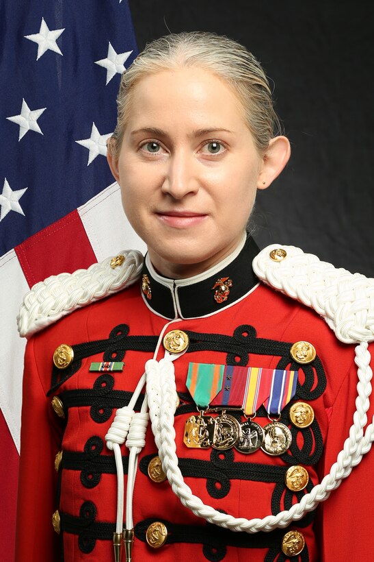 Gunnery Sergeant Jamie Schwendinger, "The President's Own" United States Marine Band Information Systems Administrator, Official Portrait