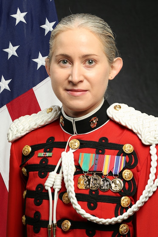 Gunnery Sergeant Jamie Schwendinger, "The President's Own" United States Marine Band Information Systems Administrator, Official Portrait