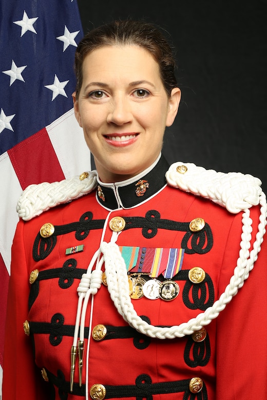 Gunnery Sergeant Jennifer Jensen, "The President's Own" United States Marine Band Librarian, Official Portrait