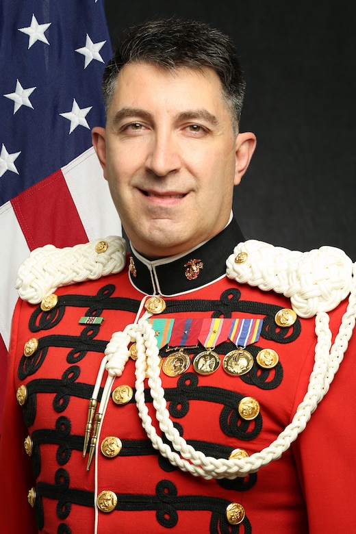Master Sergeant Richard Dickerson, "The President's Own" United States Marine Band Stage Manager, Official Portrait