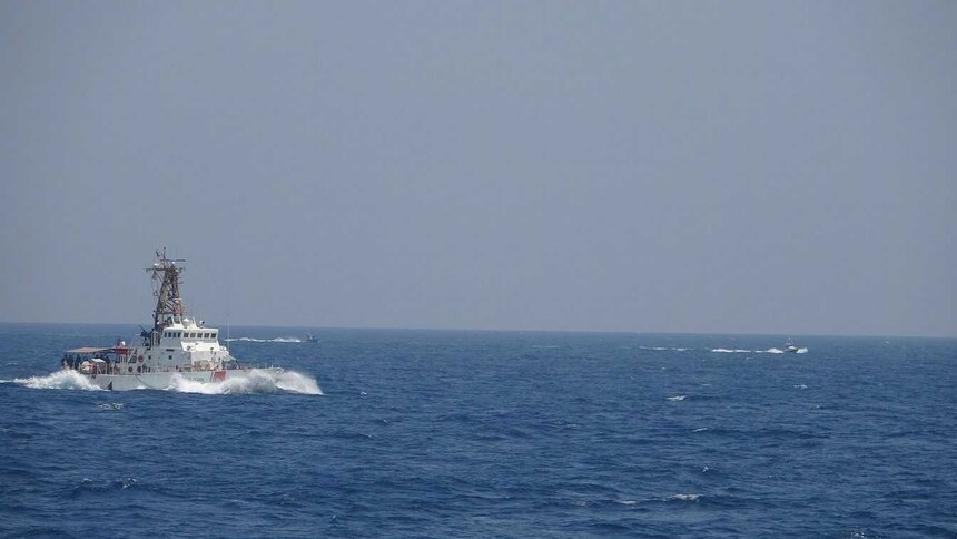 Iranian Islamic Revolutionary Guard Corps Navy (IRGCN) fast in-shore attack craft (FIAC), a type of speedboat armed with machine guns, conducted unsafe and unprofessional maneuvers while operating in close proximity to U.S. naval vessels transiting the Strait of Hormuz.