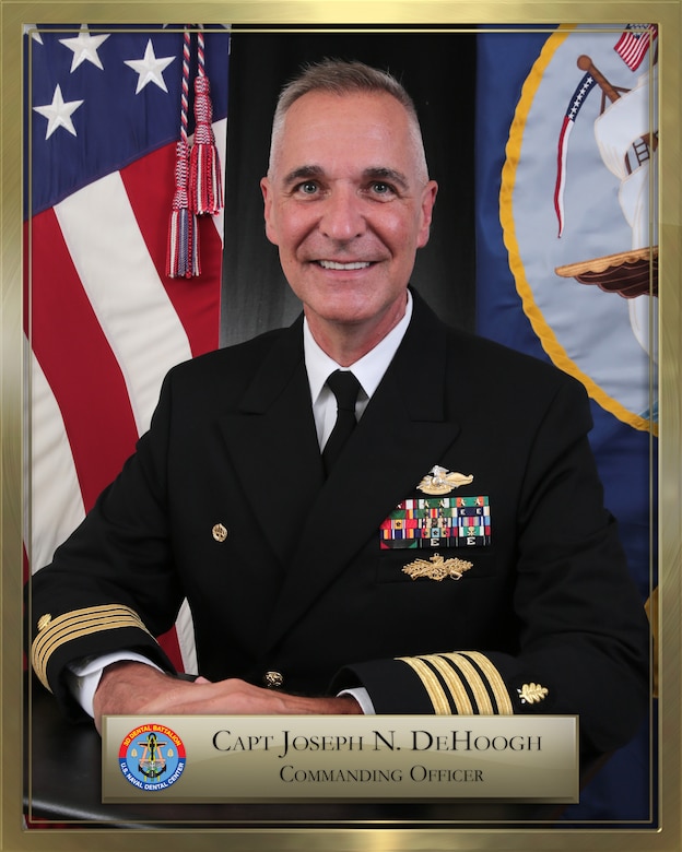 Captain Joseph N. DeHoogh official biography photo