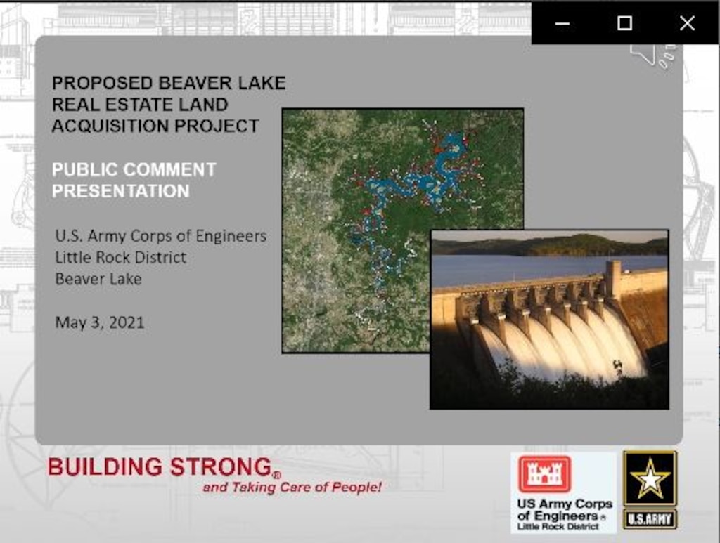 graphic depicting the beaver lake land study