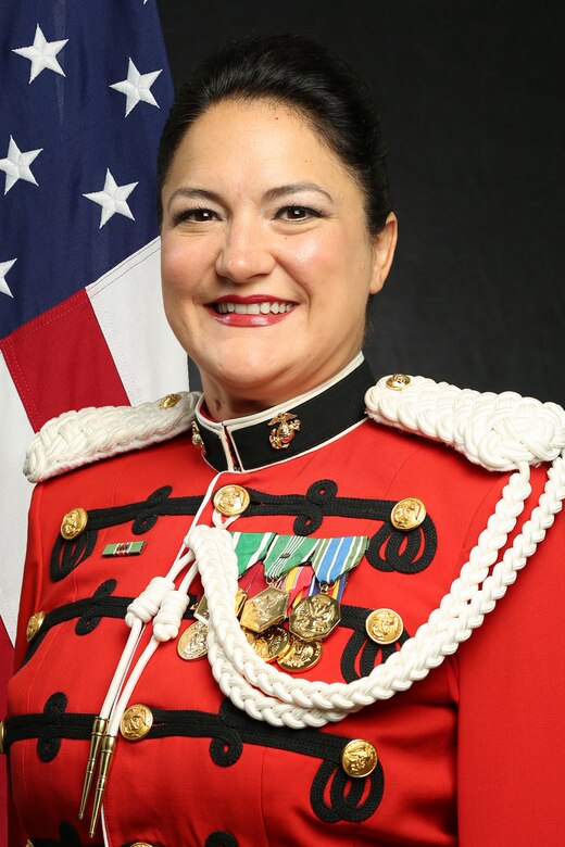 Gunnery Sergeant Sara Sheffield, "The President's Own" United States Marine Band Mezzo-Soprano Vocalist, Official Portrait