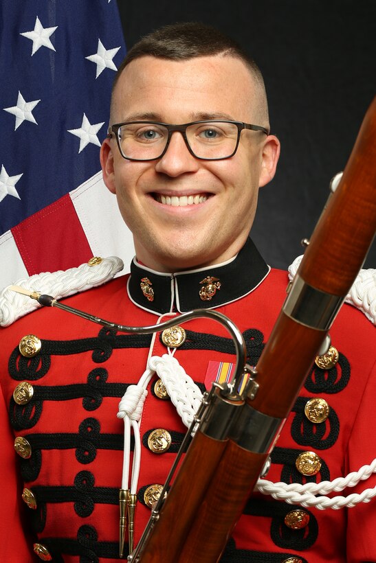 Staff Sergeant Stephen Rudman, "The President's Own" United States Marine Band Bassoonist, Official Portrait
