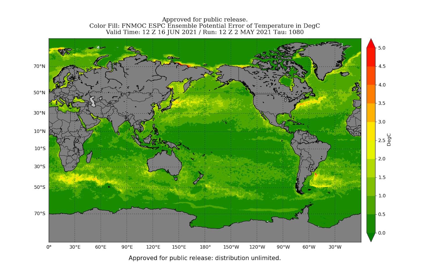 Navy Forecasting Provides 45day Advanced Environmental Predictions