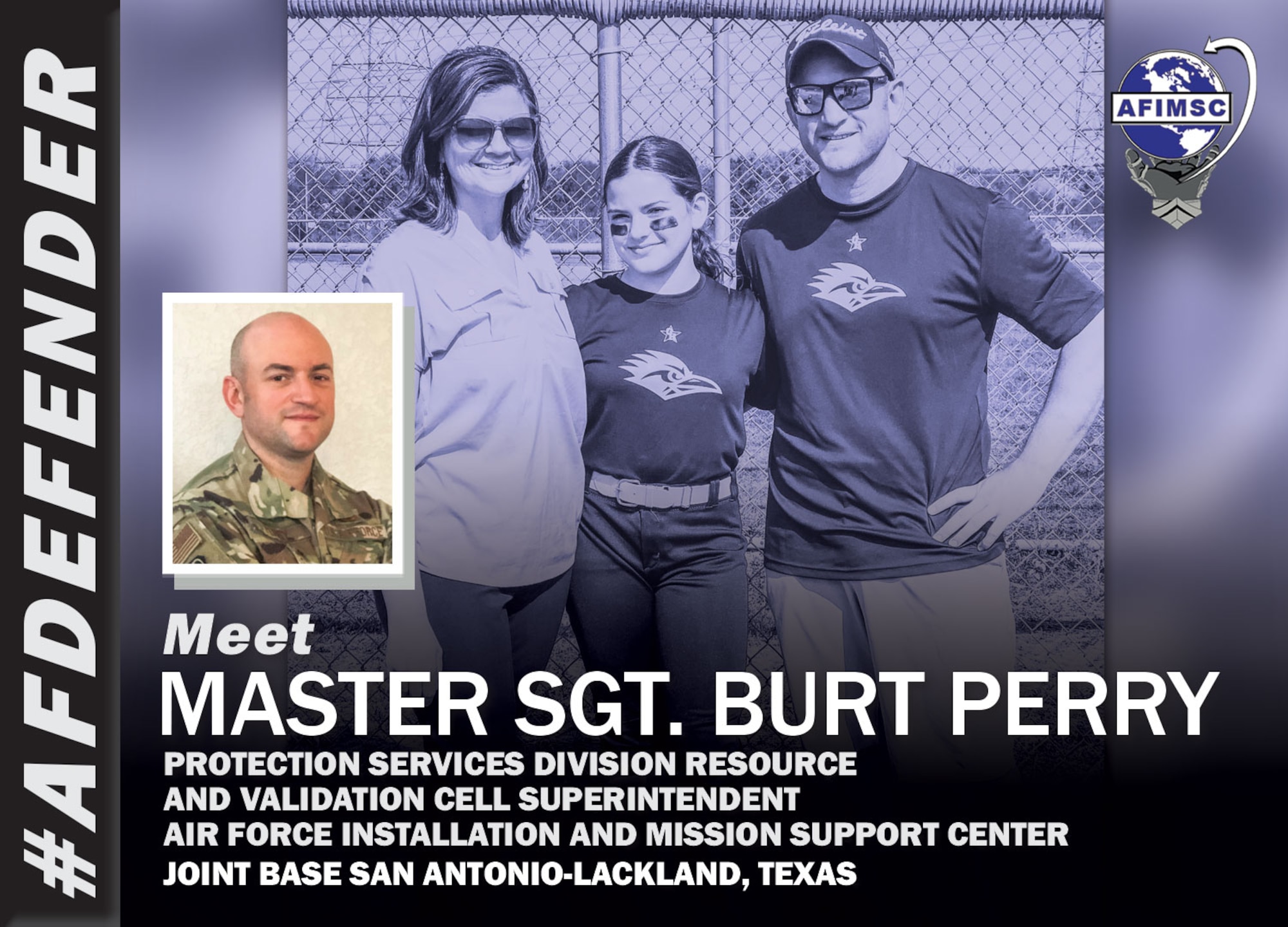 AFDefender: Meet Master Sgt. Burt Perry > Air Force Installation & Mission  Support Center > News Article