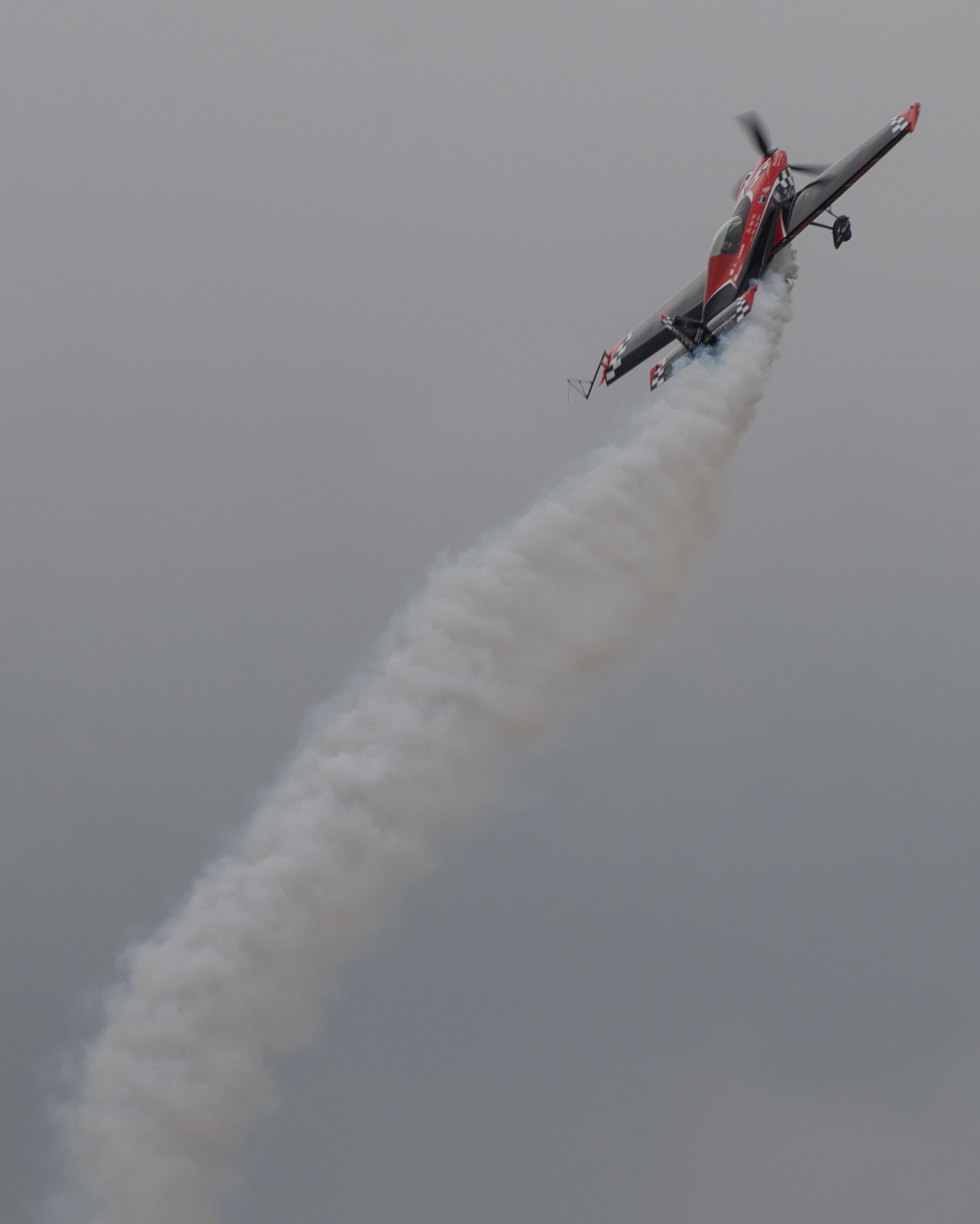 Rob Holland, pilot, performs during the Barksdale Defenders of Liberty Air & Space Show at Barksdale Air Force Base, Louisiana, May 9, 2021. Rob Holland is a four-time, consecutive, world four-minute Freestyle Champion. (U.S. Air Force photo by Airman 1st Class Jonathan E. Ramos)