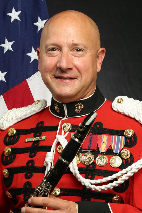 Master Gunnery Sergeant Frederick Vare III, "The President's Own" United States Marine Band Clarinetist, Official Portrait