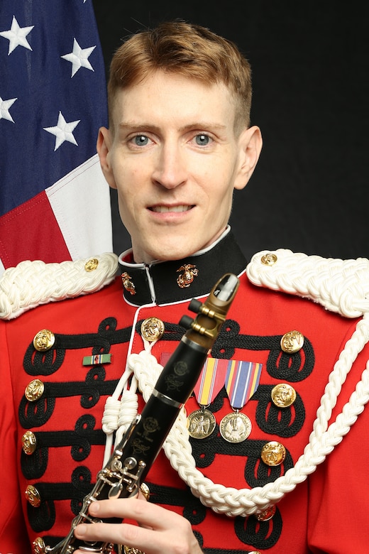 Gunnery Sergeant Jonathon Troy, "The President's Own" United States Marine Band Clarinetist, Official Portrait