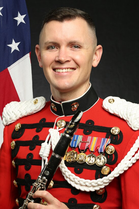 Staff Sergeant Samuel Ross, "The President's Own" United States Marine Band Clarinetist, Official Portrait