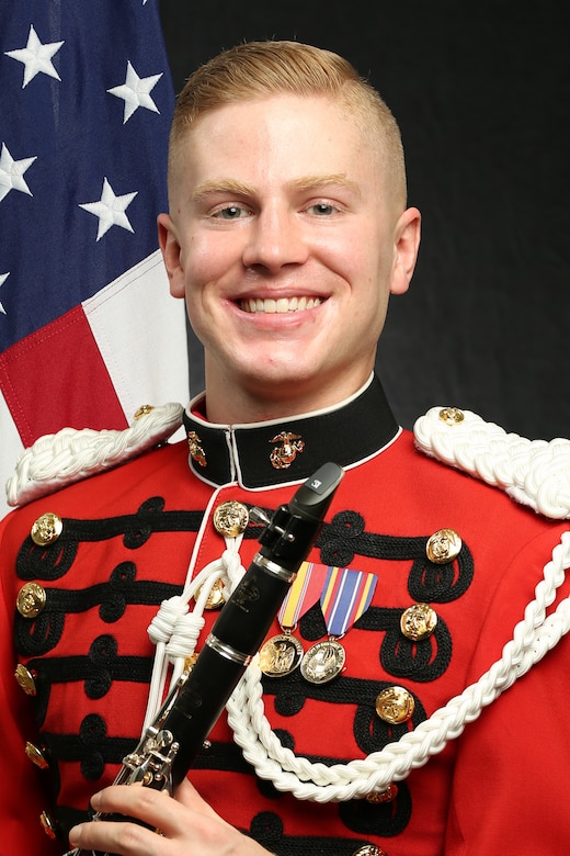 Staff Sergeant Jacob Moyer, "The President's Own" United States Marine Band Clarinetist, Official Portrait