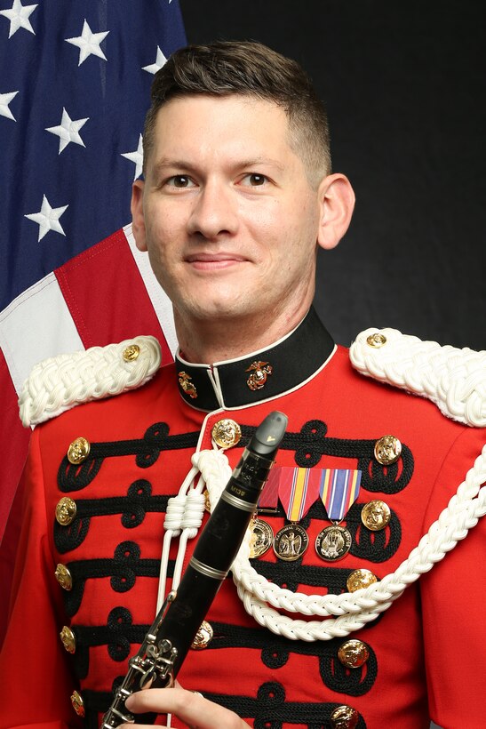 Staff Sergeant Lewis Gilmore, "The President's Own" United States Marine Band Clarinetist, Official Portrait