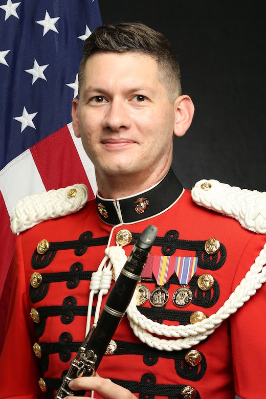 Staff Sergeant Lewis Gilmore, "The President's Own" United States Marine Band Clarinetist, Official Portrait
