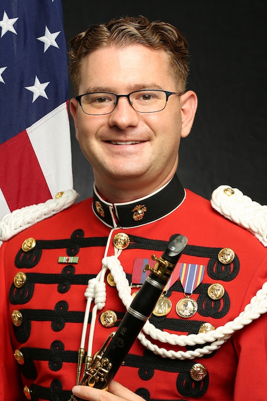 Staff Sergeant Parker Gaims, "The President's Own" United States Marine Band Clarinetist, Official Portrait
