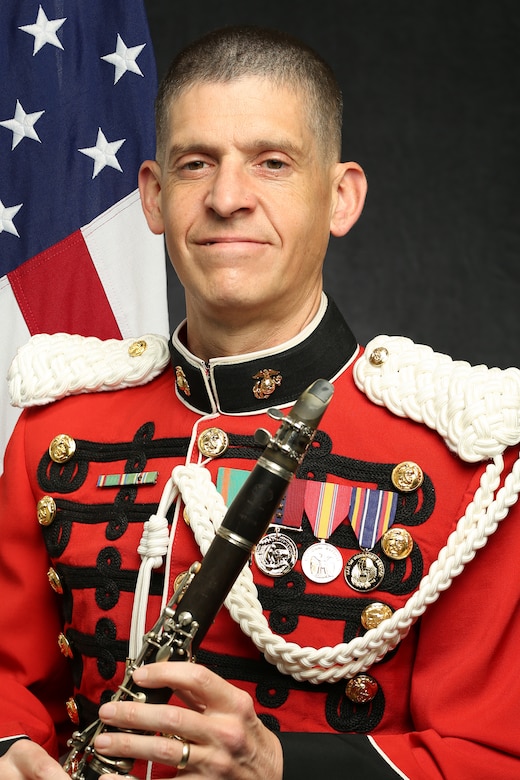 Master Sergeant William Bernier, "The President's Own" United States Marine Band Clarinetist, Official Portrait