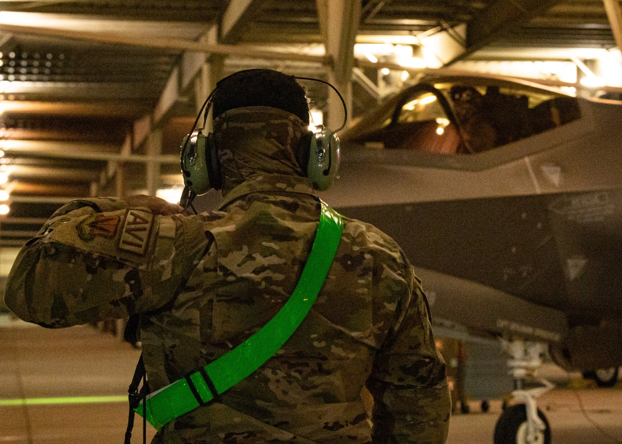 A photo of an F-35 at Hill Air Force Base, Utah.