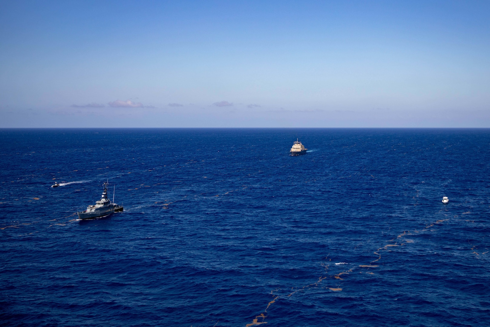 Sioux City conducts bi-lateral maritime exercise with the Jamaican Defence Force Coast Guard.