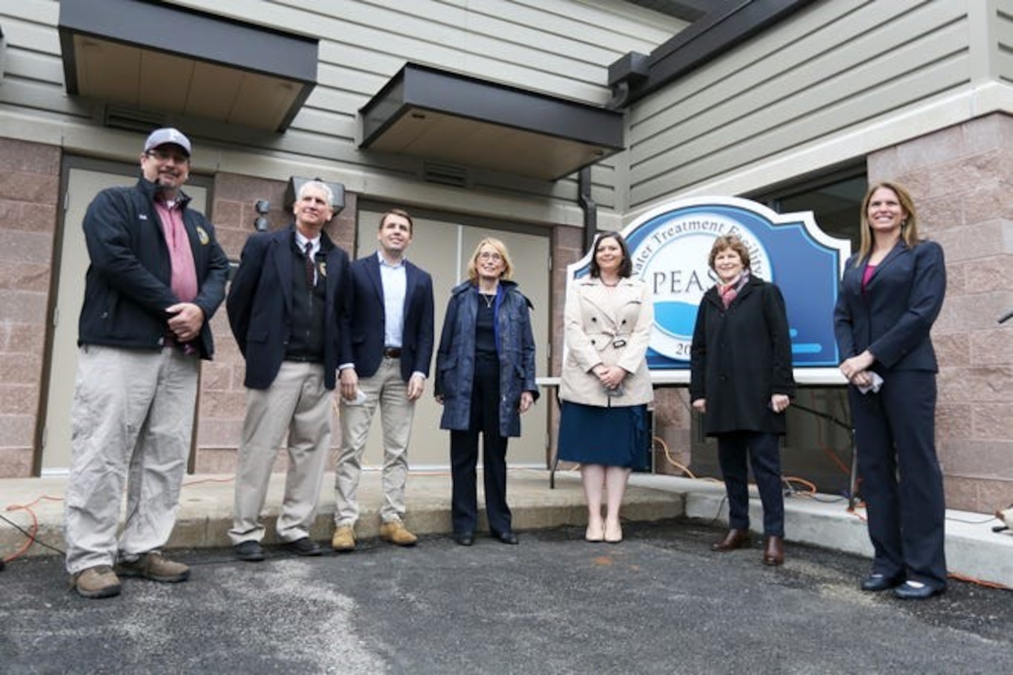Department of the Air Force officials joined Portsmouth and New Hampshire elected representatives at a ceremony May 4 at the former Pease Air Force Base