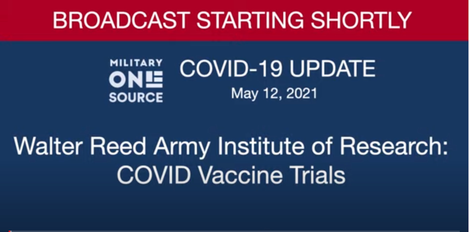 The Walter Reed Army Institute of Research is looking for volunteers! Join us for a discussion on a new COVID vaccine trial and how you might be able to participate.