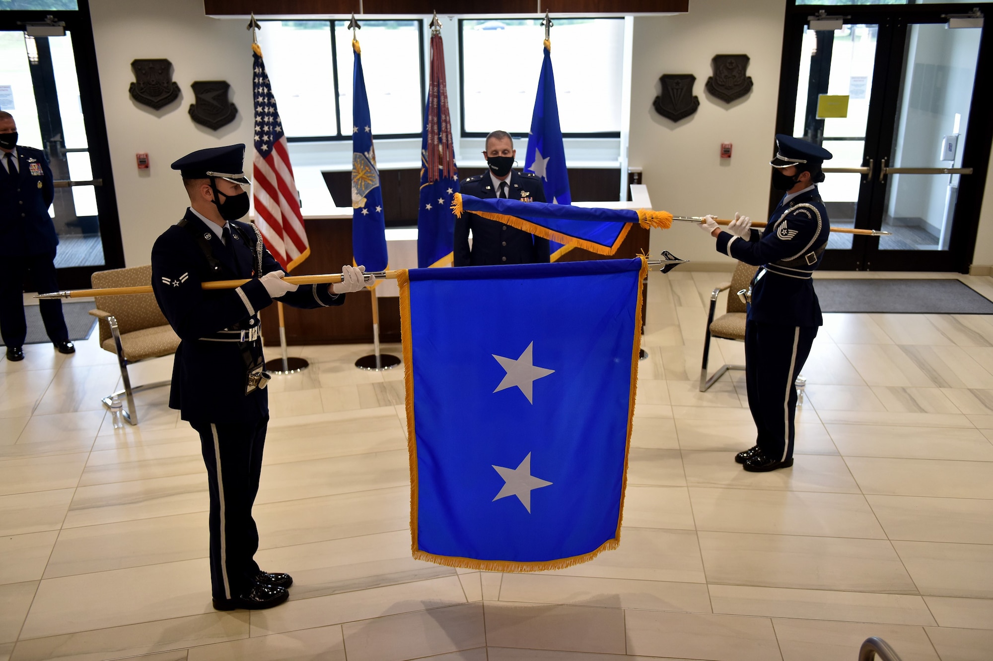 Photos of the ceremony promoting Matthew J. Burger from Brigadier General to major general.