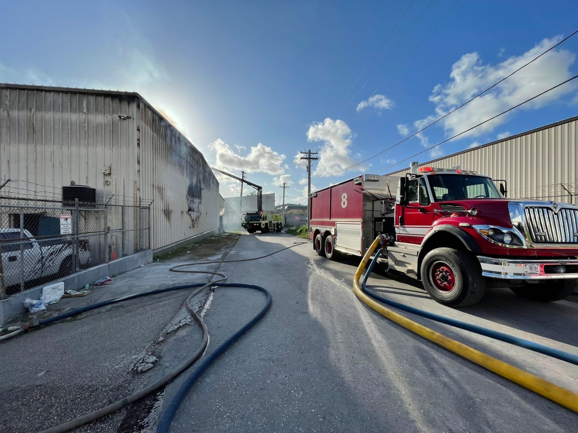 Andersen AFB fights fires with local Fire Department