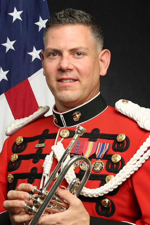 Gunnery Sergeant Brian Turnmire, "The President's Own" United States Marine Band Trumpet and Cornet Player, Official Portrait