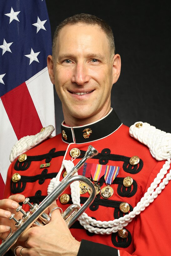 Gunnery Sergeant Robert Singer, "The President's Own" United States Marine Band Trumpet and Cornet Player, Official Portrait