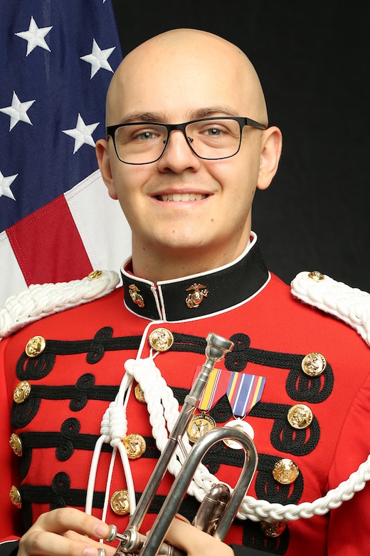 Staff Sergeant Tyler Lindsay, "The President's Own" United States Marine Band Trumpet and Cornet Player, Official Portrait