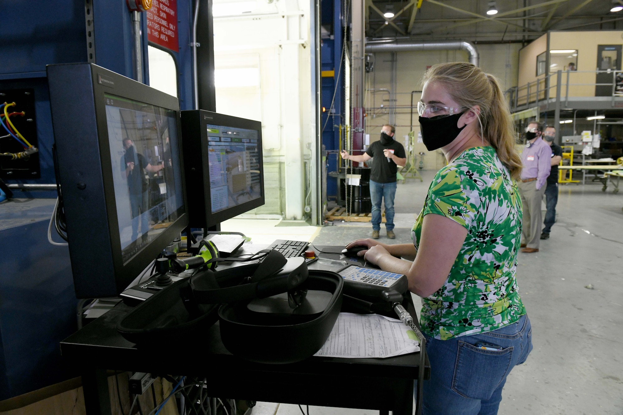 Women at computer