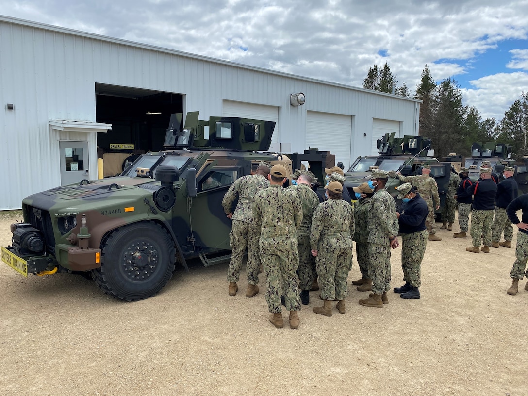 Sailors Experience JLTV Capability at Fort McCoy